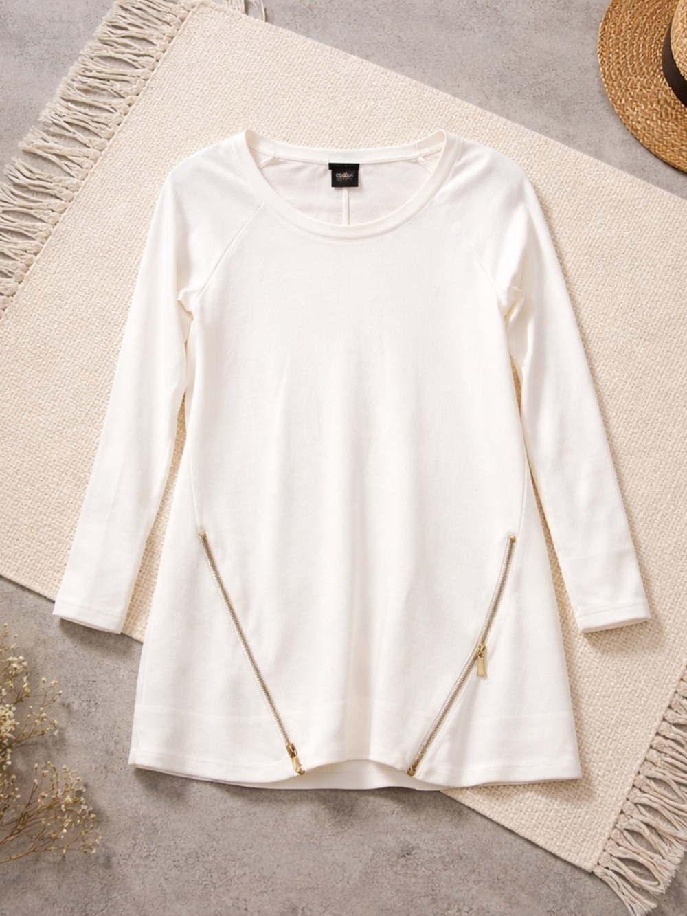 Ann Taylor Side zip Sweatshirt